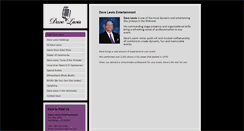 Desktop Screenshot of davelewisentertainment.com